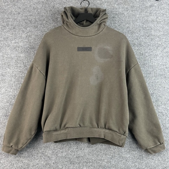 Essentials Fear Of God Other - Essentials Fear Of God Hoodie Sweater Mens M Brown Fleece FOG Pullover Heavy